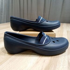 Crocs Boulder Colorado Loafers‎ Womens 10 Flats Blue Slip On